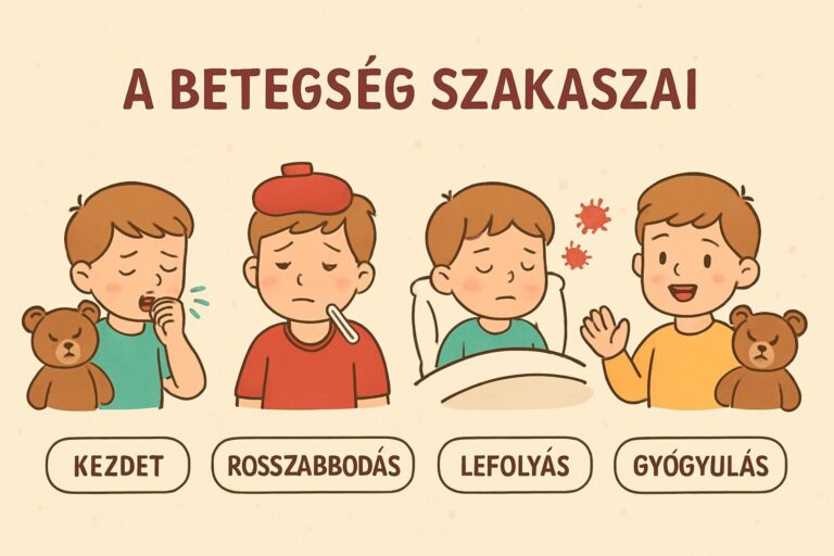 Hogyan alakul ki a betegség? – A betegség szakaszai gyermekkorban